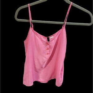 5/$25 H&M sheer hot pink lightweight tank top